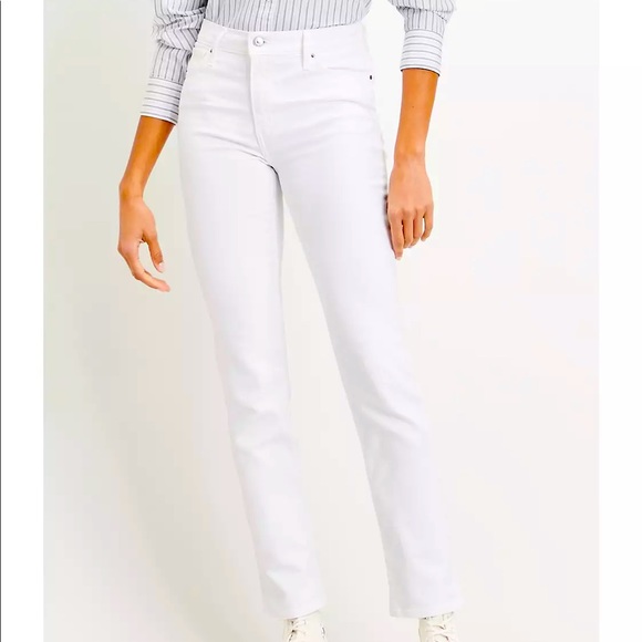 724 HIGH RISE STRAIGHT WOMEN'S JEANS IN WHITE